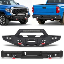 For 2013-2024 Ram 1500 Classic Front/Rear Bumper W/LED Light D-ring Sensor Holes picture