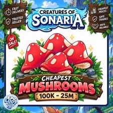 CREATURES OF SONARIA[ 250k- 10M Mushrooms🍄] CHEAPEST PRICE🔥SUPER QUICK✅🍄 picture