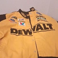 DeWALT NASCAR Roush Fenway Matt Kenseth Men's Jacket Yellow/Black Size L picture