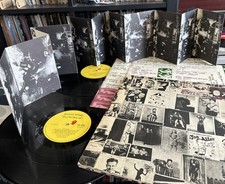 THE ROLLING STONES EXILE ON MAIN ST 1st UK vinyl x2; INTACT POSTCARDS x12; EX picture
