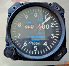 Vintage Jet Aviation Altimeter - Certified to 20,000 Ft. picture