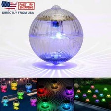 Solar RGB LED Floating Light Colorful Swimming Pool Pond Underwater Outdoor Lamp picture