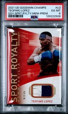 2021 Goodwin Champion Premium /35 Teofimo Lopez PSA 6 Relic RC Rookie Patch POP1 picture