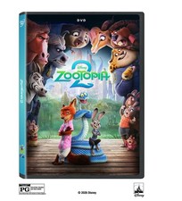 Disney Zootopia 2 DVD Movie, Adventure Animated Comedy, PG Rated, 108 Min picture