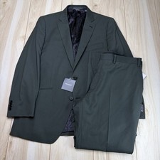 NEW Indochino Guabello Motion Super 120s Wool Suit Mens 42R 39x30 Green picture
