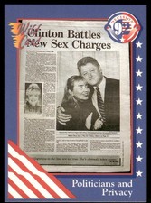 Politicians and Privacy - 1992 Wild Card Decision '92 #84 picture