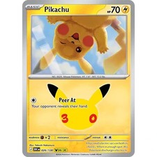 Pikachu 026/128 30th Celebration Holo picture