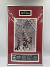 State Farm Life Framed 9/11 Firefighters Ground Zero Memorial NYC 19”x11.5” picture
