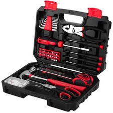 50-Piece Household Hand Tool Kit with Storage Case - Essential Tools for Home & picture