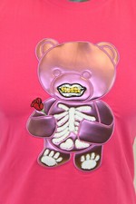 BKYS MEN S/S GOLD FRONT BEAR T-SHIRT PINK/MULTICOLOR T395PINK picture