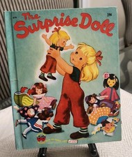 Vintage 1949 Wonder Books ~ The Surprise Doll ~ #519 ~ Hardcover picture