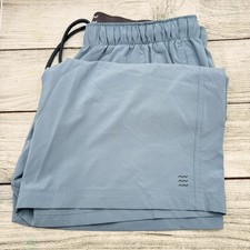 Free Fly Breeze Men's Pull-on Shorts Unlined Light Green Teal Size Large 8