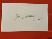 Jimmy Outlaw🔥🔥🔥🔥MLB:  1937 Cincinnati Reds 🔥🔥🔥🔥🔥🔥🔥Autograph⚾️⚾️ picture