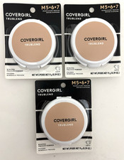 3 Covergirl Trublend Mineral Pressed Powder M5.6.7 Translucent Medium Lot of 3 picture