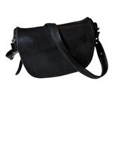 Vintage Coach Patricia Legacy Bag 9951 Black Leather Crossbody Messenger picture