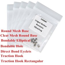 7 modelos Botones Linguales de Ortodoncia Dental Bondable de M 10pzas/bolsa picture
