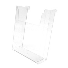 8 ½ x 11 inch Clear Acrylic Literature Holder for Wire Grid picture