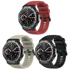 Soft Silicone Sport Watch Strap for Amazfit T-Rex 3 - Men's Accessory Band picture