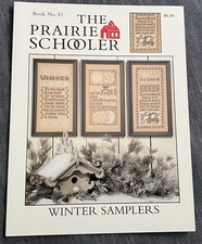 Prairie Schooler #83 WINTER SAMPLERS Cross Stitch Charts Patterns picture