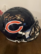 Roquan Smith Chicago Bears Signed Full-Size Helmet with COA picture