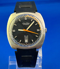 1969 Glycine Andre Pailet Compressor Automatic Mens Watch, Rally Dial, Runs Well picture