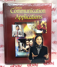 🏠 GLENCOE COMMUNICATION APPLICATIONS Hardcover Book Excellent Condition picture
