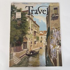 Travel Magazine November 1931 Venice Italy Borneo Cuba Sahara Vintage Texaco Ad picture