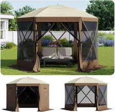 10x10ft /12ft /15ft Pop Up Canopy Party Tent Portable Outdoor Gazebo 6 Sidewall picture
