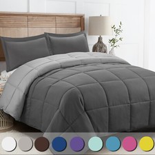 Down Alternative Comforter Set 3 PCS with Shams All Season Reversible Comforter picture