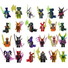 24pc Ninjago Minifigure Set Serpentine Chal Snake White Pythor Skalidor Venomari picture