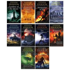 Complete Set Series Lot of 10 Malazan Book of the Fallen by Steven Erikson picture