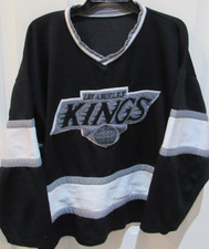 Vintage look Los Angeles Kings Jersey Men's Large Black Blank picture
