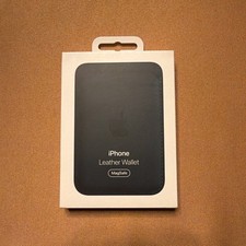 Genuine OEM Apple iPhone Leather Wallet Case with MagSafe Find My - Forest Green picture