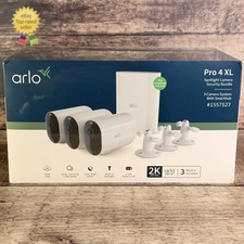 NEW Arlo Pro 4 XL Spotlight 3 Camera System w/ SmartHub Bundle VMS4352P-1CCNAS picture