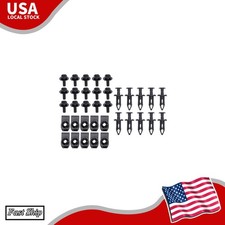 35PCS M6 Fastener Set for Toyota Splash Shield Body Bolts U-nut Clips picture