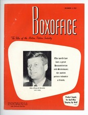 Boxoffice Magazine Magazine Dec 2 1963 VG+ 4.5 picture