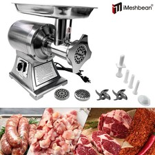 550LB/h 1100W Commercial Meat Grinder,Electric Sausage Stuffer,193RPM Heavy Duty picture