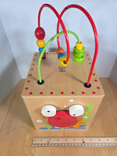 Hape Wooden Activity Cube Multi-Activity Bead Maze Educational Toy picture