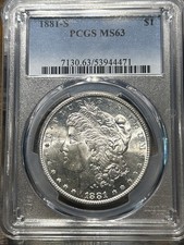 1881 S $1 Morgan Dollar PCGS MS63 💥Priced to Sell💥 😉 picture