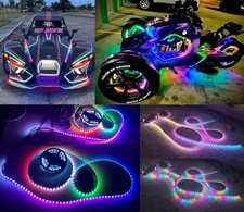 Full Tinted 2PCS 16.5FT 5Meters Color CHASING Light Strips for Slingshot Can-am picture