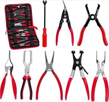 8 Pack Fuel Line Disconnect Plier Set Automotive Electrical Disconnect Pliers picture