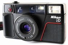 ALL WORKS [ Near MINT ] Nikon L35 AD2 Pikaichi Point & Shoot 35mm Film Camera JP picture