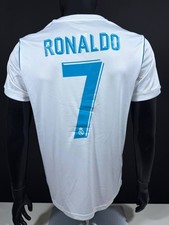 RETRO Real Madrid Home Cristiano Ronaldo #7 Soccer Jersey Football Shirt 2017/18 picture