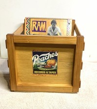 PEACHES RECORDS & TAPES Storage Crate for 12
