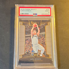 2018-19 Panini Select Concourse Luka Dončić #25 RC Base PSA 9 Mavericks 46546504 picture