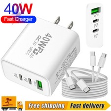 Dual PD 40W Fast Wall Charger Power Adapter For OnePlus Nord N200 5G N300 N30  picture