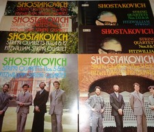 Fitzwilliam Quartet SHOSTAKOVICH 15 String Quartets - L'Oiseau-Lyre 7 LPs picture