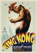 KING KONG Movie Poster 1933  RARE Print picture