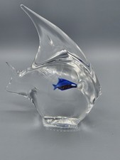 ARS MURANO 🇮🇹 SIGNED Fish ELIO RAFFAELLi Aquarium Paperweight VG Condition. picture