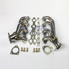 For 2003-06 Silverado Sierra 1500HD 2500HD Chevy GMC 6.0L Replace Shorty Headers picture